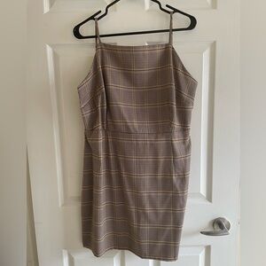 Plaid Sleeveless Dress